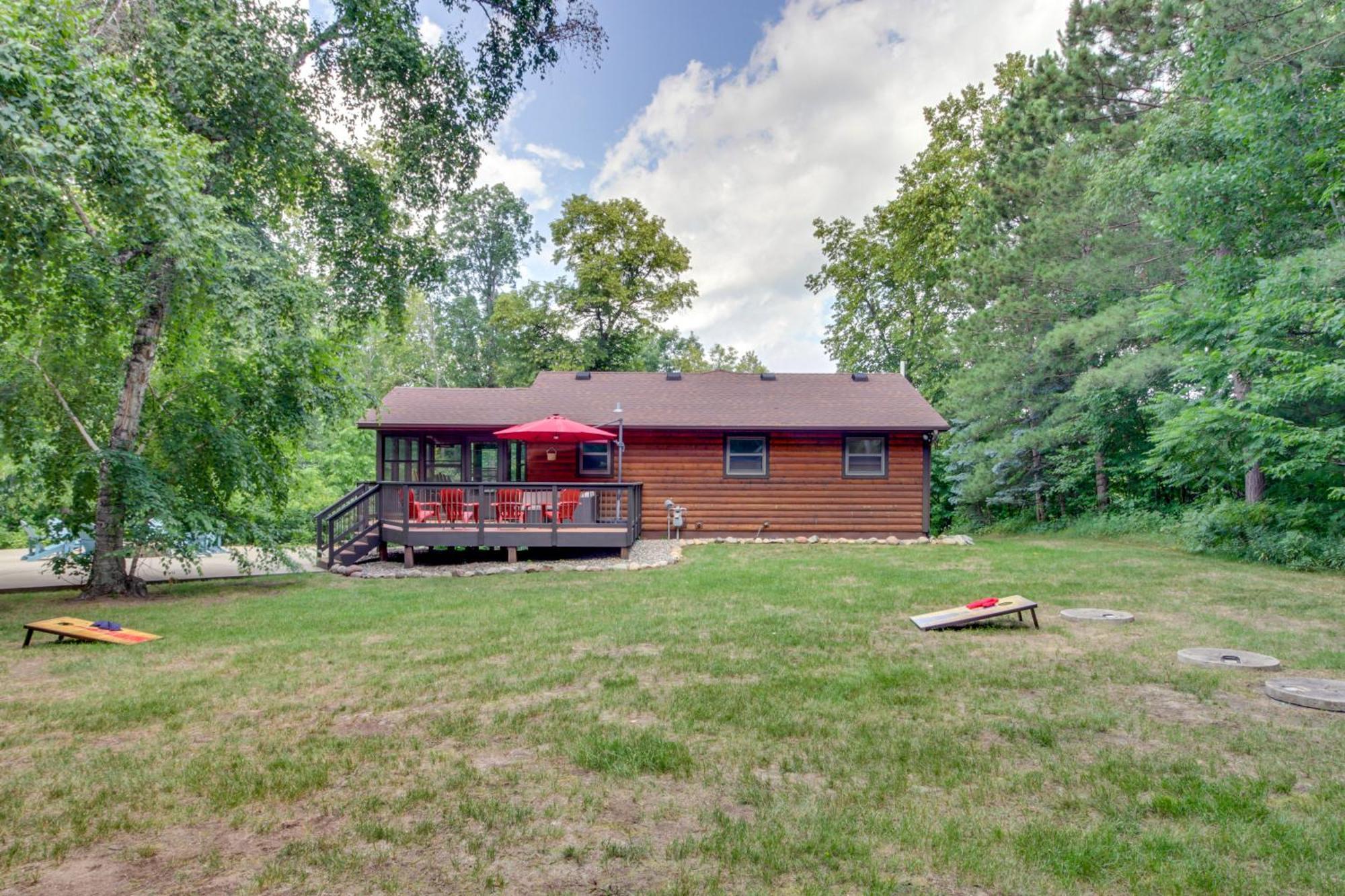 Pequot Lakes Beautiful Breezy Point Home With Beach And Dock! מראה חיצוני תמונה